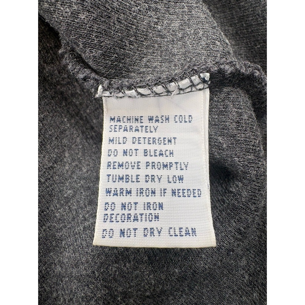 POLO RALPH LAUREN Mens 1/4 Zip Estate Rib Pullover Sweater charcoal Gray Large - Picture 14 of 14